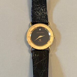 JB CHAMPION | Gold-tone Quartz Women's Watch Classic-NEW Battery-EUC
